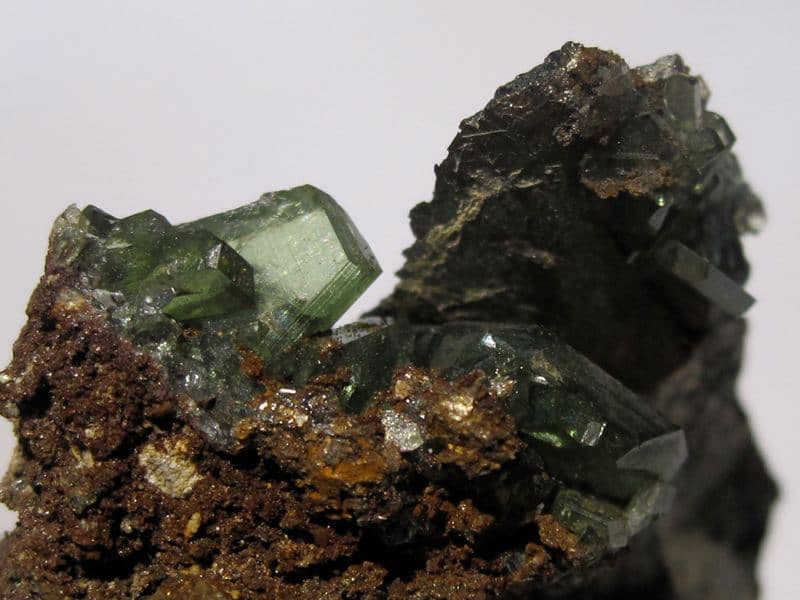 Ludlamite, Pyrite, Salsigne, Aude.