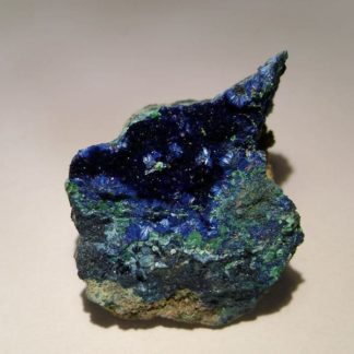 Azurite et malachite, Hubac de Jourdan, Alpes-Maritimes.