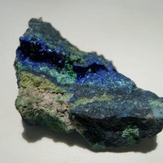 Azurite et malachite, Hubac de Jourdan, Alpes Maritimes.