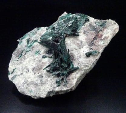 Brochantite, Milpillas mine, Cananea, Sonora, Mexique.