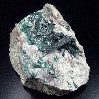 Brochantite, Milpillas mine, Cananea, Sonora, Mexique.