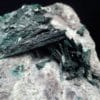 Brochantite, Milpillas mine, Cananea, Sonora, Mexique.