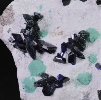 Azurite, Malachite, Milpillas, Cananea, Sonora, Mexique.