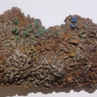 Malachite, Azurite et Ankérite, Usclas-du-Bosc (Loiras), Hérault.