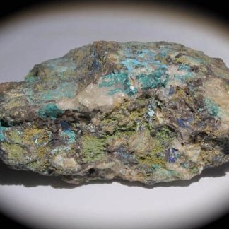 Malachite et Azurite, mine de Chessy, Rhône.