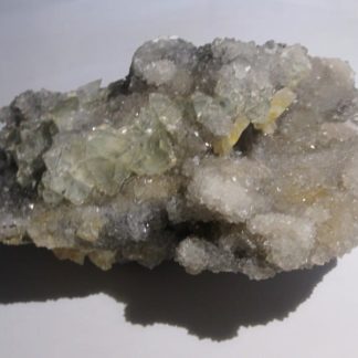 Fluorite et Baryte, La Dreyt, Le Barlet, près Langeac, Haute-Loire.