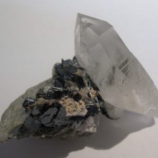 Hématite et quartz, Le Plan du Lac, Saint-Christophe-en-Oisans, Isère.