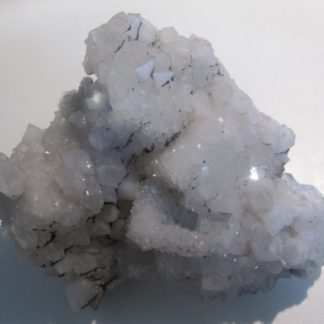 Fluorine bleue, Quartz et Pyrite, mine de Montroc, Tarn.