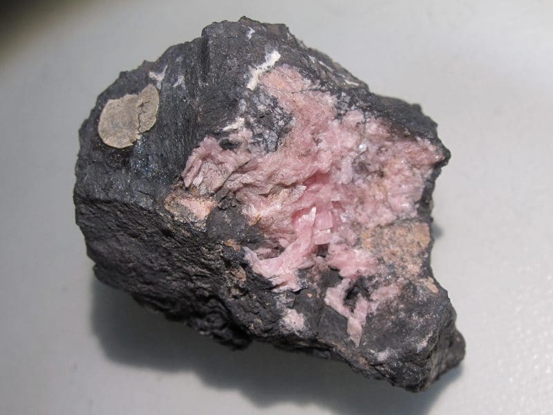 Rhodochrosite, Saphoz, Faucogney, Haute-Saône, France.