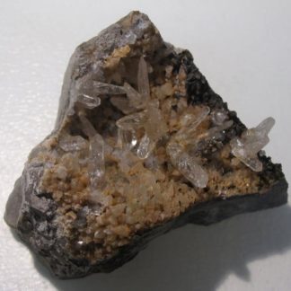 Quartz dans une septaria, Rémuzat, Drôme.