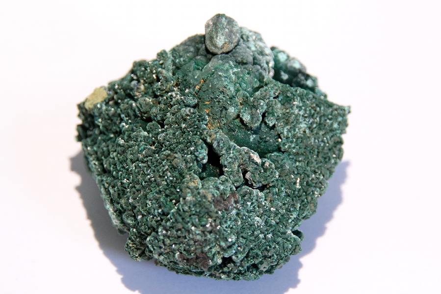 Malachite (pseudomorphose), mine de Tsumeb, Namibie.