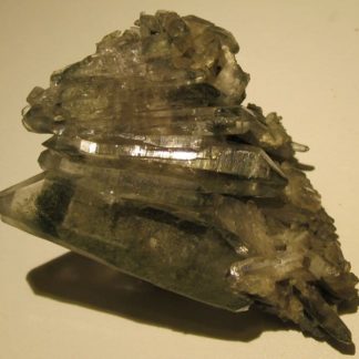 Cristaux de quartz avec fantômes, Les Contamines-Montjoie, Haute-Savoie.