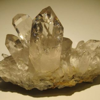 Quartz hyalin avec faces "s", Vaujany, Oisans, Isère.