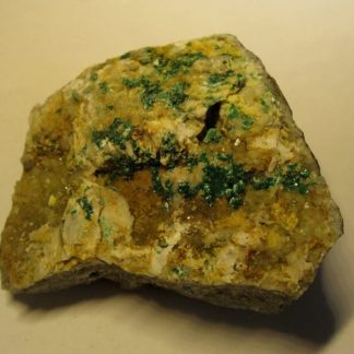 Malachite et Baryte, Mas Dieu, Laval-Pradel, Gard.