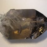 Quartz fumé, Glacier de Miage, Val Veny, Val d'Aoste, Italie.