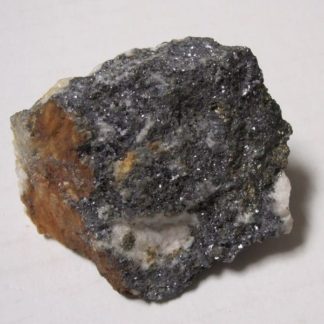 Galène, tétraédrite, pyrite et chalcopyrite, mine d'Oulles, Oisans, Isère.