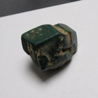 Pseudomorphose de Cuprite en Malachite, mine de Chessy, Rhône.