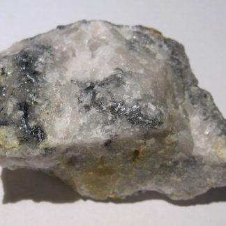 Stibiconite et Stibine, mine du Fraisse, Haute-Loire.