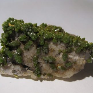 Pyromorphite verte, mine du Rossignol, Chaillac, Indre.