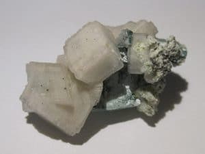 Malachite et dolomite, Tsumeb, Namibie.