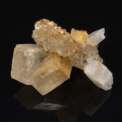 Albite, quartz et dolomite, Bramans, Savoie, France.