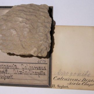 Aragonite, Aix-La-Chapelle (Aachen), minéral d'Allemagne.