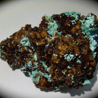 Azurite et malachite de la mine du Moulinal (Tarn)