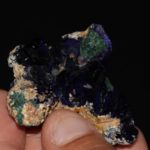 Azurite de la mine de Chessy à Chessy-les-Mines (Rhône).