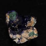 Azurite variété chessylite, Chessy-les-Mines, Rhône.