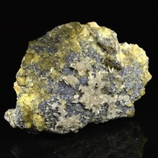 Barytine, fluorine, galène, pyromorphite, Chaillac, Indre.