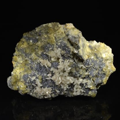 Barytine, fluorine, galène, pyromorphite, Chaillac, Indre.