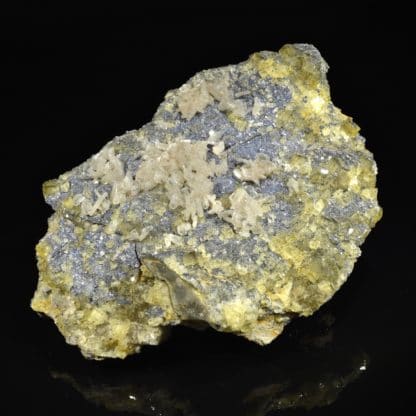 Barytine, fluorine, galène, pyromorphite, Chaillac, Indre.