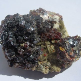 Sphalérite (blende) et sidérite de La Mure, Matheysine, Isère.