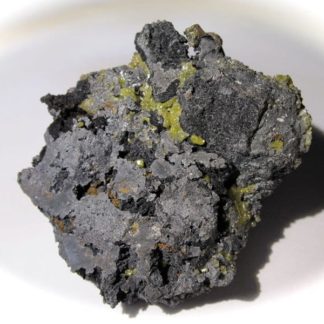 Bromargyrite et Chlorargyrite (cérargyrite) de Broken Hill, Australie.