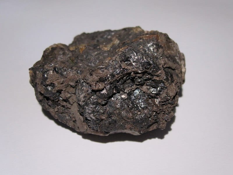 Chlorargyrite (Cérargyrite) et dyscrasite, Schlangenberg, Sibérie, Russie.