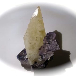 Calcite et fluorite, Elmwood Mine, Smith County, Tennessee, USA.