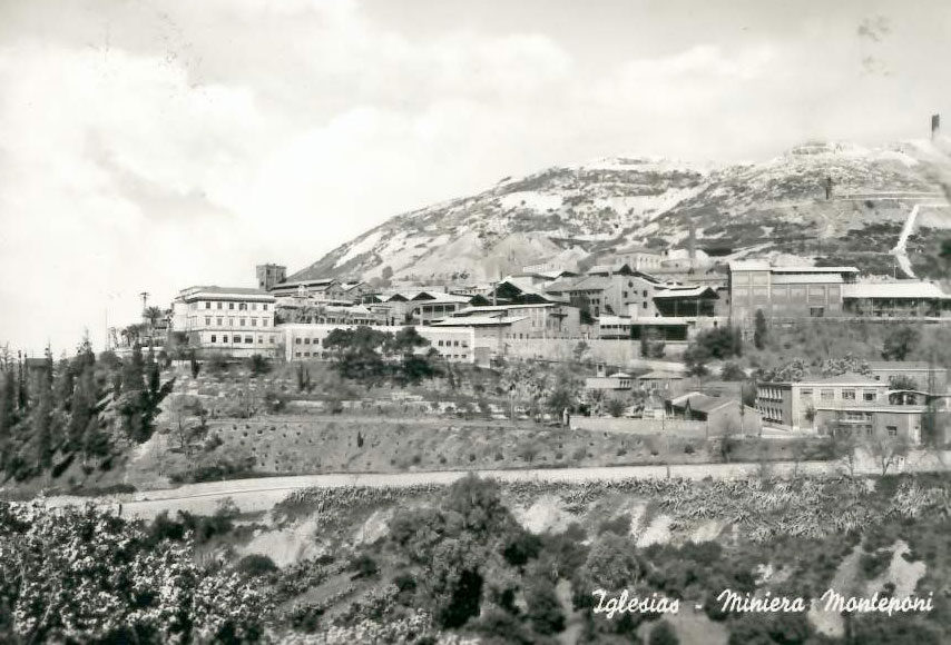 Ancienne (CPA) : "Mine de Monteponi à Iglesias (Sardaigne)".