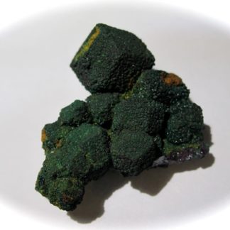 Malachite pseudomorphose de cuprite, Adolf Mine, Rudabánya, Hongrie.