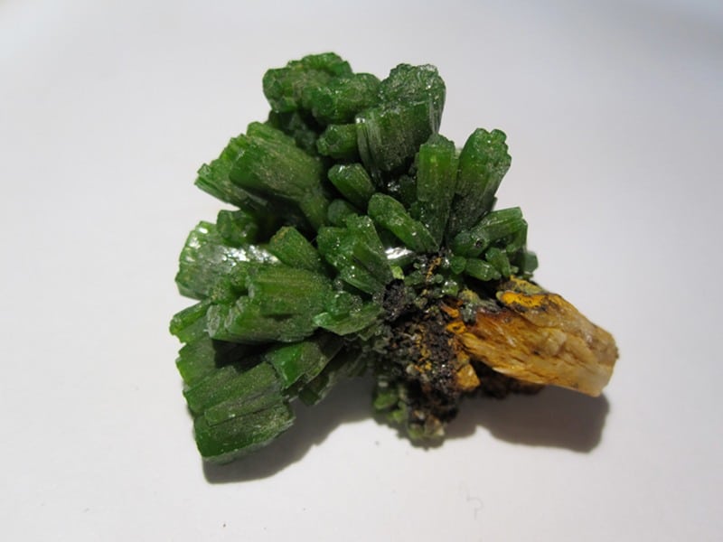 Pyromorphite, Les Farges, Ussel, Corrèze.