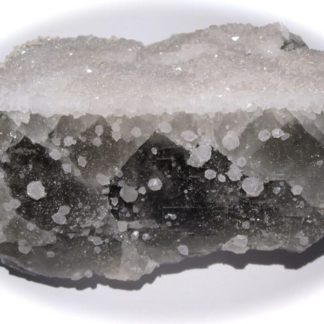Fluorine verte et cristaux de quartz de Peyrebrune, Tarn.