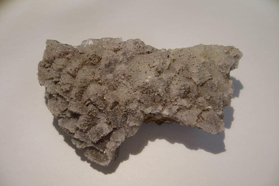  Quartz et pyrite sur fluorine, Maine, Saône et Loire.