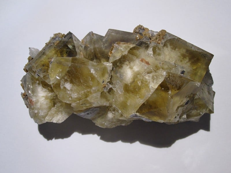 Fluorite, baryte et sidérite de Peyrebrune, Tarn.