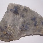 Fluorine bleue sur quartz, Fontsante, Var.