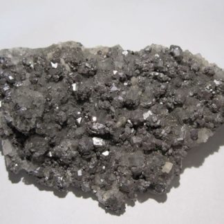 Galène et quartz de Mercoirol, bassin de La Grand-Combe, Gard.