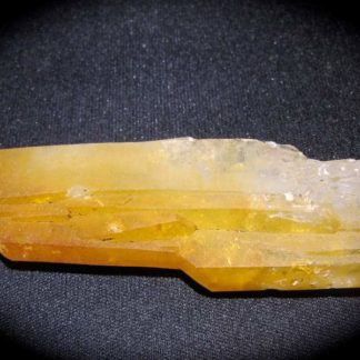 Quartz à âme et palygorskite, Le Noirey (Noiret), Maurienne, Savoie.