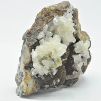 Calcite, Sidérite et Fluorine, carrière du Rivet, Peyrebrune, Tarn.