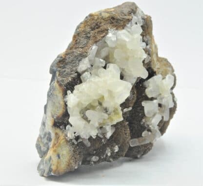 Calcite, Sidérite et Fluorine, carrière du Rivet, Peyrebrune, Tarn.