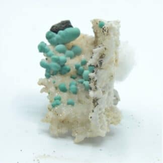 Malachite sur Quartz, Bouche-Payrol, Brusque, Aveyron.