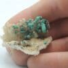 Malachite sur Quartz, Bouche-Payrol, Brusque, Aveyron.