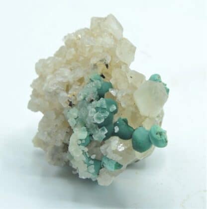 Malachite sur Quartz, Bouche-Payrol, Brusque, Aveyron.